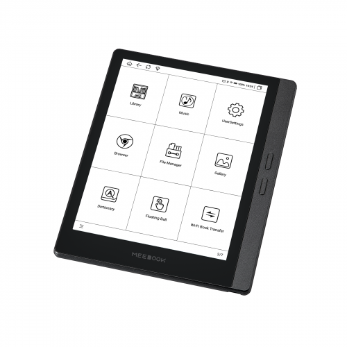 Máy đọc sách Meebook M7 + Bao da  - 2023 - có phím cứng lật trang